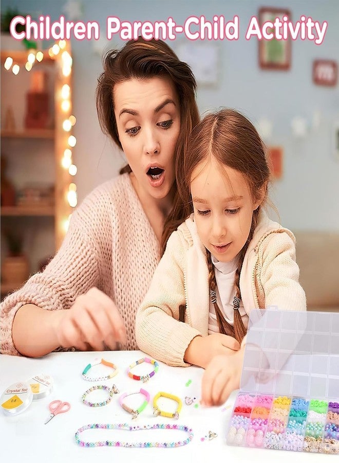 Dodhar Unicorn Bracelet Making Kit for Girls, Jewellery Making Kit for Kids DIY Bead Set Making, Toys for Girls Age 6-12 Years Old Gift Box Multicolor (Unicorn Bracelet Making Kit) - Image 5